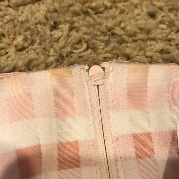 Thrifted White and Pink Checkered Dress Size 3/4 - Picture 5 of 8